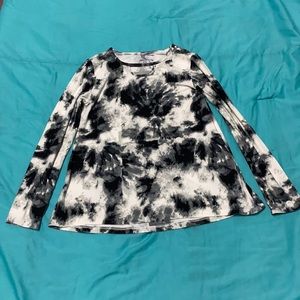 Girls Dressy Tie Dyed Dressy Shirt